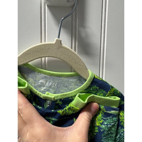 Rags Arbor Day Henley Short Romper Unisex Infant 6-12mo - Picture 5 of 5